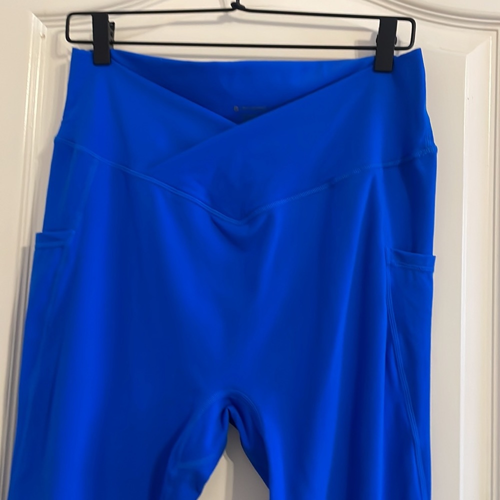 Buffbunny H2O BLUE Monarch Leggings XXL POCKETS v-waist